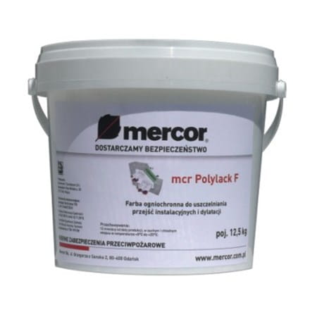 Intumescent paint MERCOR Polylack F 12,5 kg